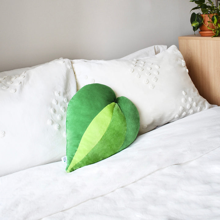 Philodendron Brasil Plush Pillow