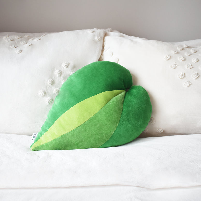 Philodendron Brasil Plush Pillow