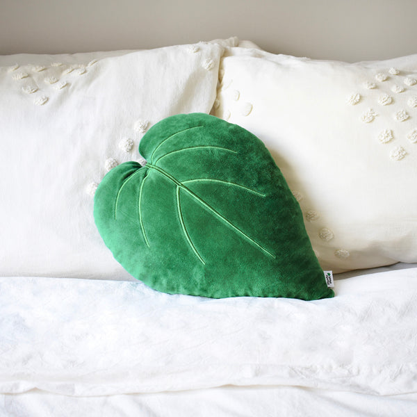 Philodendron Heartleaf Plush Pillow